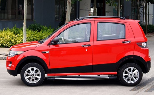 Электромобиль Land Rover (Красный)