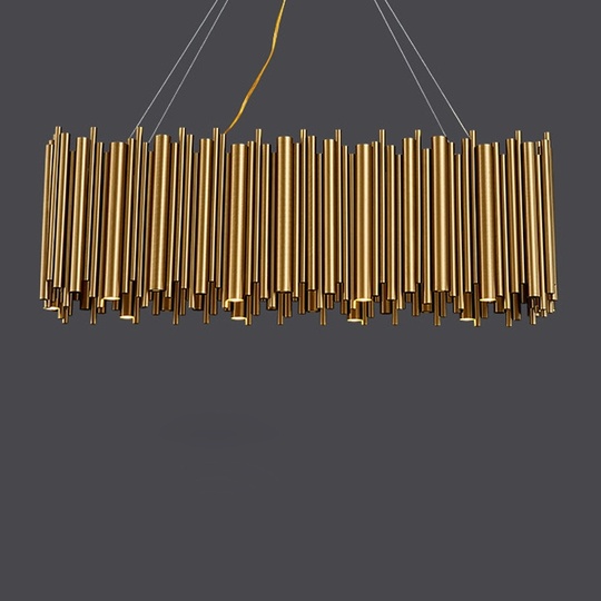 Люстра подвесная, бронза, металл, VIVIEN 100*35, металл, G9.