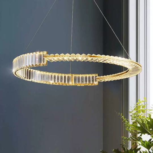 Люстра подвесная, медный, кристалл, AYSIN 100*80, металл, LED.