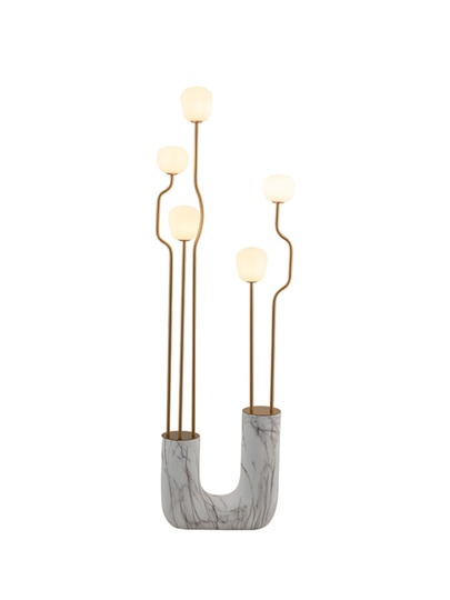 Напольный светильник мрамор Small Trees, E27, 25 Вт