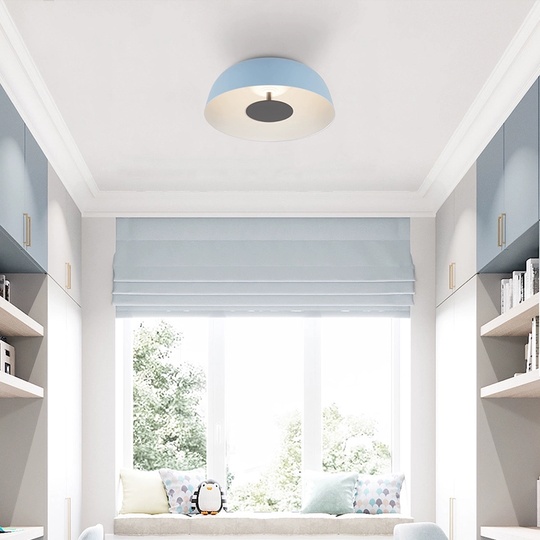 Потолочный светильник голубой Ultravex, металл, 41.2*19.5 см, светодиодная, LED