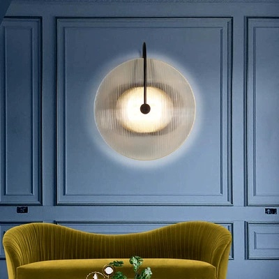 Настенный светильник черный ASH, Бра, 25*30, металл, LED.