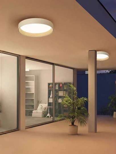 Потолочный светильник белый Elystran, металл, 73*13 см, светодиодная, LED