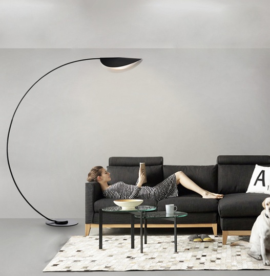 Торшер черный. Напольный светильник MAI HE MAI черный UTSIDEN, E27, 15 Вт