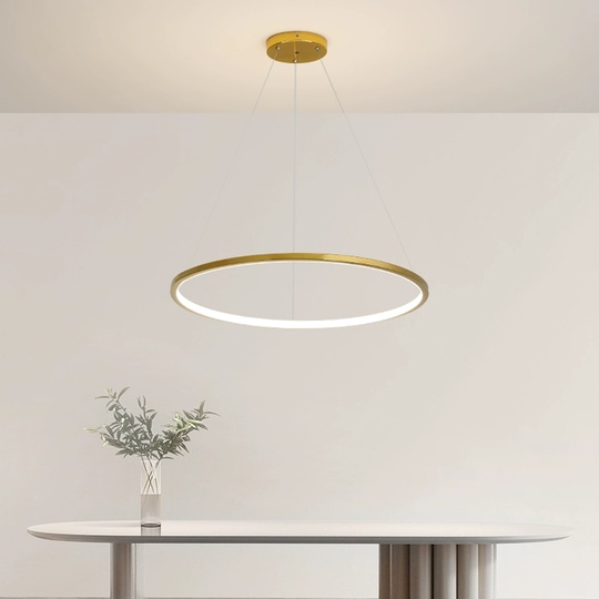 Люстра подвесная, медь, ПММА, WILLOW 120*2 металл, LED.