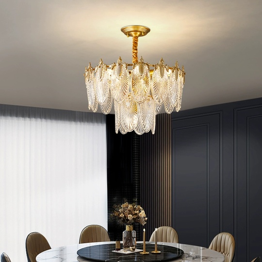 Люстра подвесная, медный, стекло, AUTOP 60*43, металл, E14.