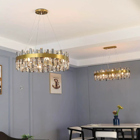 Люстра подвесная, медный, кристалл, BEAUTIFUL 60*25, металл, E14.