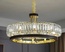 Люстра подвесная BILGEHAN 60*35 золото, кристалл, металл, LED.