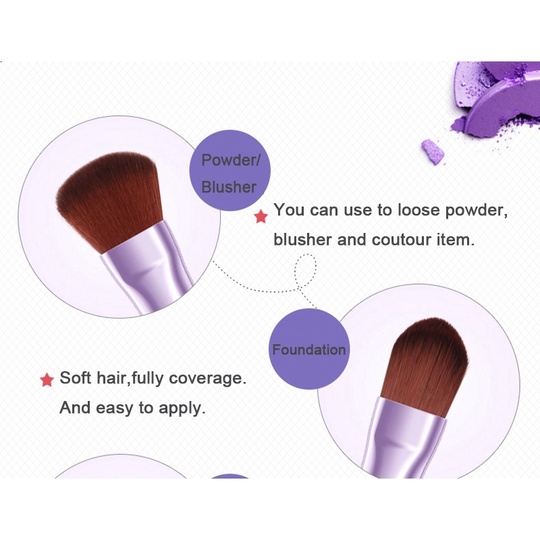 Набор кистей для макияжа Bioaqua