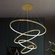 Люстра подвесная, медь, ПММА, OTTO 30*40*60*80 металл, LED.