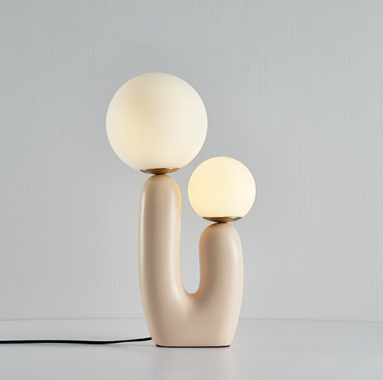 Настольная лампа DOUBLE LIGHT, розовый