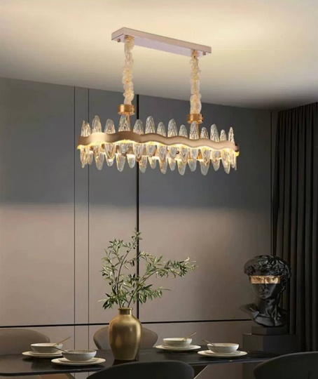 Подвесной светильник MEHMED 85*30, золотой, стекло, LED.