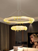 Люстра медная Olivex, металл, 85*45 см, светодиодная, LED