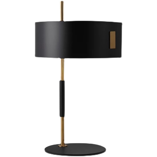 Настольная лампа черная OLUCE, 27*48 см