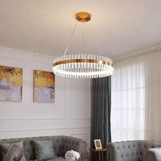 Люстра подвесная, медный, стекло, DECORATIVE 50*18, металл, LED.