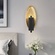 Настенный светильник, Бра, MALCOLM 17*45, золотая фольга, металл, G9.