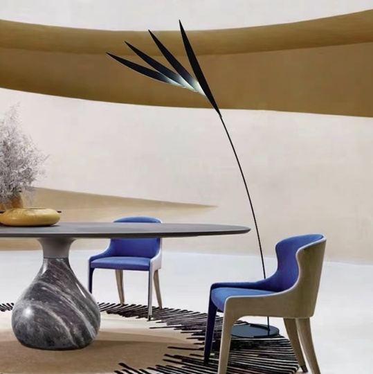 Напольный светильник ветки черный Flou floor, LED, 10 Вт