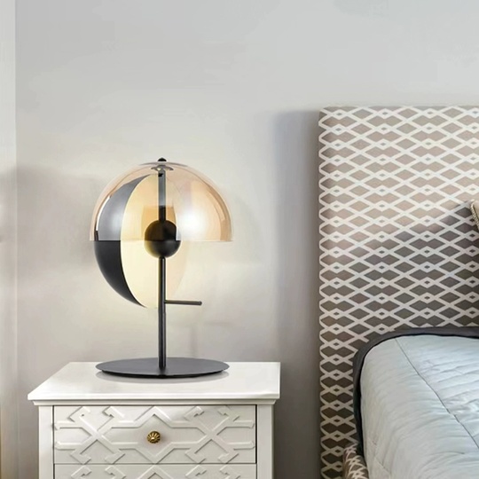 Настольная лампа FLOSS 30*51,  черный, металл.