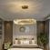 Люстра подвесная, золотой, кристалл, GLAMOROUS 60*10, металл, LED.