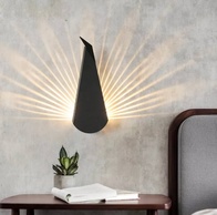 Настенный светильник, БРА EMRE 14*36, черный, металл, LED.