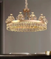 Подвесной светильник OSMAN 80*35, золотой, кристалл, металл,  LED.