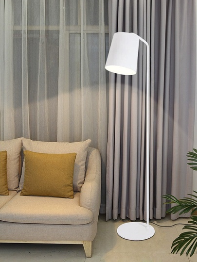 Торшер белый Alephor, 26*26*162 см, LED, Е27, металл, 10 Вт