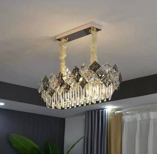 Люстра ERBAY 80*28 золото, стекло, металл, Е14.