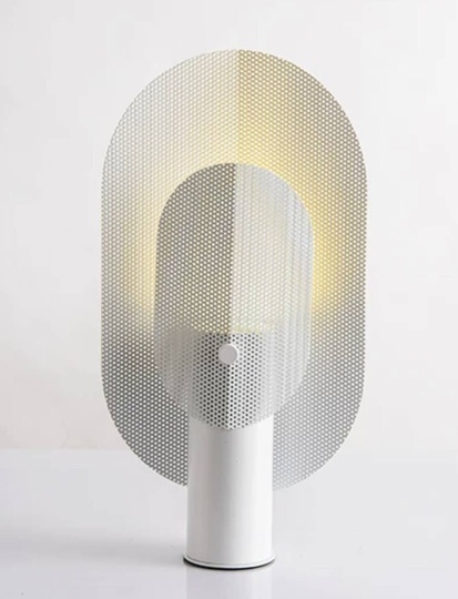 Настольная лампа HELICOPTER 20*40, металл, белый