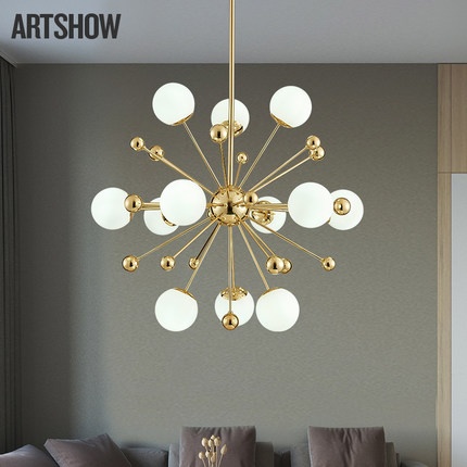 Дизайнерский светильник белый Velmora, 80 см, 80*80 см, led, e14, сплав, стекло