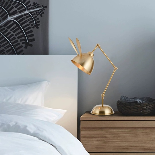 Настольная лампа BERNARD 36*70, бронза, металл, G9.