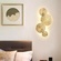 Настенный светильник из металла золотой Nordic Gols, 55*35 см, светодиодный, 7w,