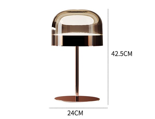 Настольная лампа Equatore, 42.5*24 см, розовая