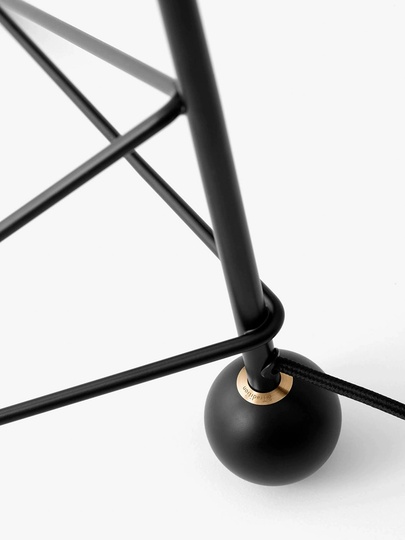 Торшер черный Viva, 57*156 см, Е27, металл, 15 Вт