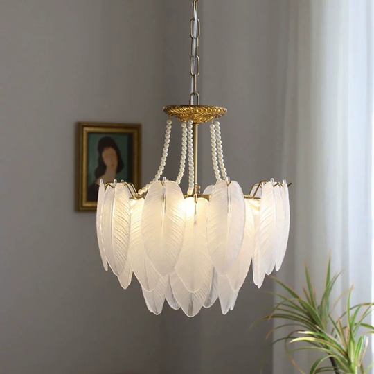 Люстра подвесная, медный, стекло, AMARYLLIS 50*26, металл, E14.