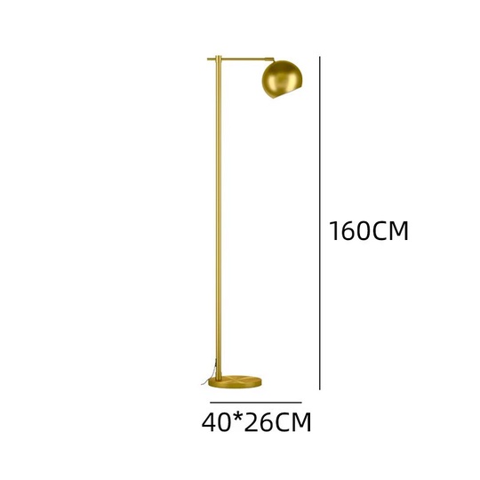 Торшер золото Aveza, 40*26*160 см, LED, Е27, металл, 14 Вт