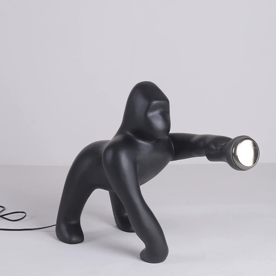 Торшер Кинг Конг чёрный. KONG 70*53 см, LED, 5 Вт