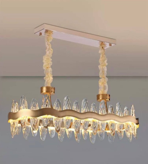 Подвесной светильник MEHMED 85*30, золотой, стекло, LED.