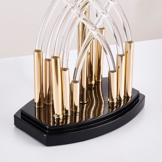 Черная настольная лампа Ancient fashion, 38*76 см, E27, светодиодная