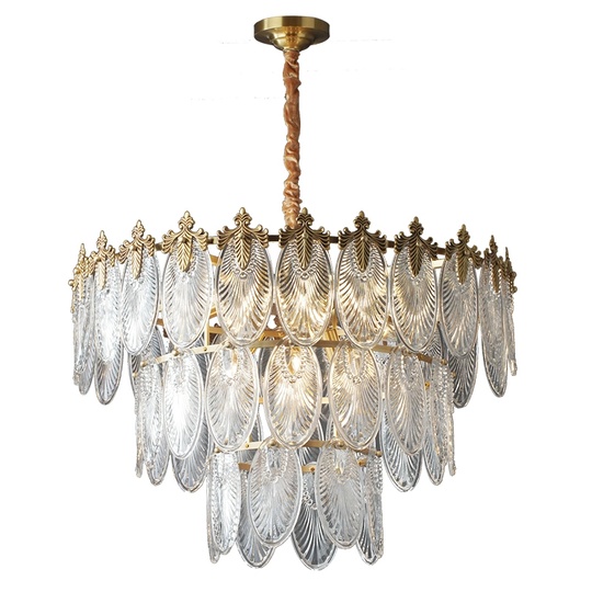 Люстра подвесная, медный, стекло, AUTOP 80*43, металл, E14.