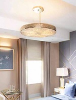 Люстра золотая Aurivex, металл, 80*16 см, подвесная, Е14