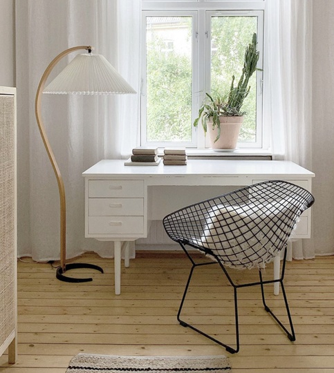 Напольный светильник бежевый LANCOU, E27, 5 Вт