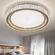 Потолочный светильник, хром, кристалл, GRACE 100*13 металл, LED.
