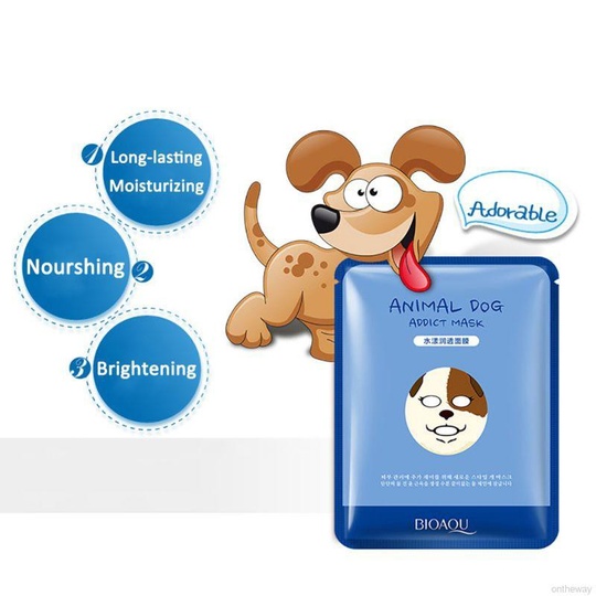 Маска для лица Animal face dog