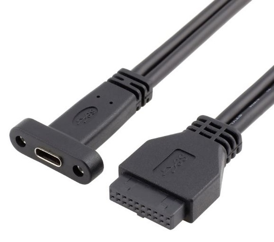 Кабель 20Pin - Type-C USB3.1 (0.5 м)