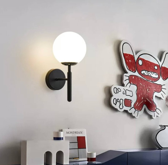 Настенный светильник, БРА ESER 15*32, черный, металл, Е27.