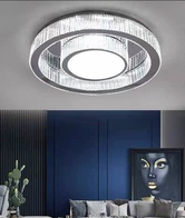 Потолочный светильник, золото, кристалл, JOSIE 80*14 металл, LED.