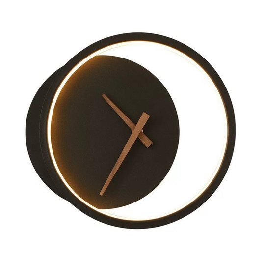 Настенный светильник, Бра, FRED 27*25, песочно-черный, металл, LED.