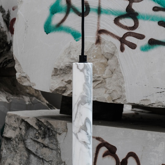 Подвесной светильник мрамор, 7*30 см. STONE MARBLE - светильник мрамор, E14