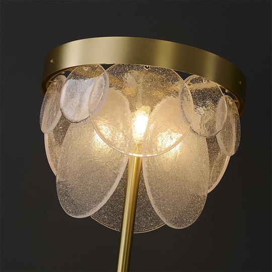 Напольный светильник золотой Sasha Floor, E14, 5 Вт