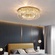 Люстра подвесная, золотой, кристалл, SOPHISTICATED 50*18, металл, LED.